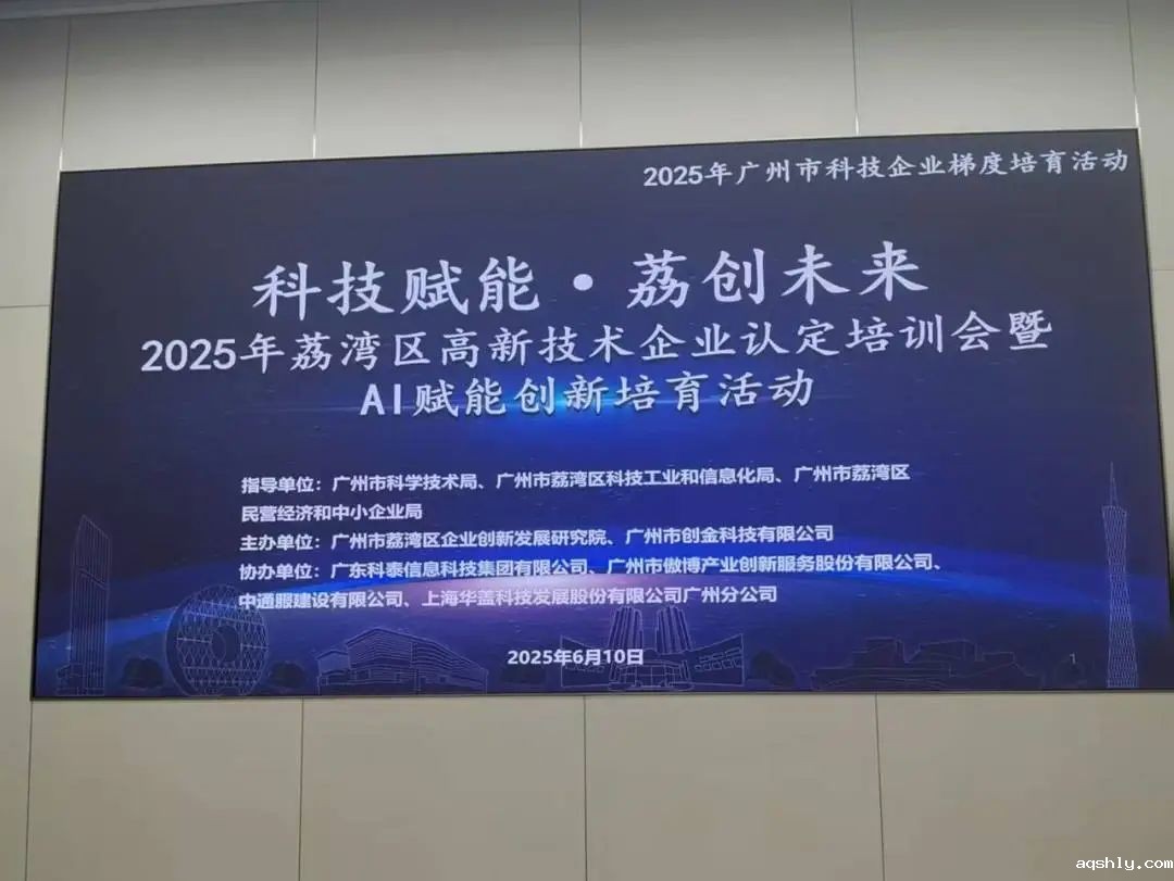 【taptap软件协办第二期】2025年荔湾区高新技术企业认定培训会暨AI赋能创新培育活动圆满举办