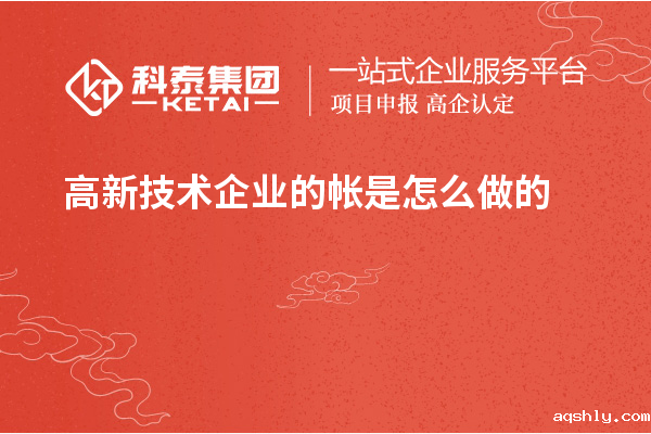 高新技术企业的帐是怎么做的