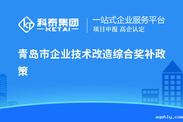 青岛市企业技术改造综合奖补政策