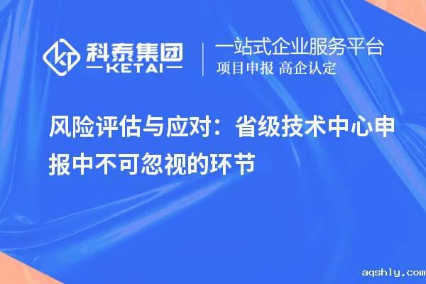 风险评估与应对：省级技术中心申报中不可忽视的环节