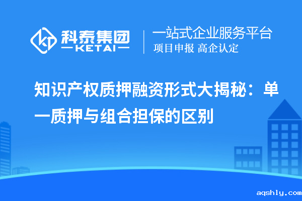 知识产权质押融资形式大揭秘：单一质押与组合担保的区别